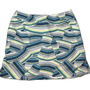 Tail White Label Broken Stream Print Skort
